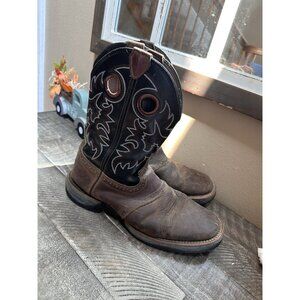 Brazos Amarillo 2.0 Mens Size 11 D Brown Leather Slip Resistant Work Boots